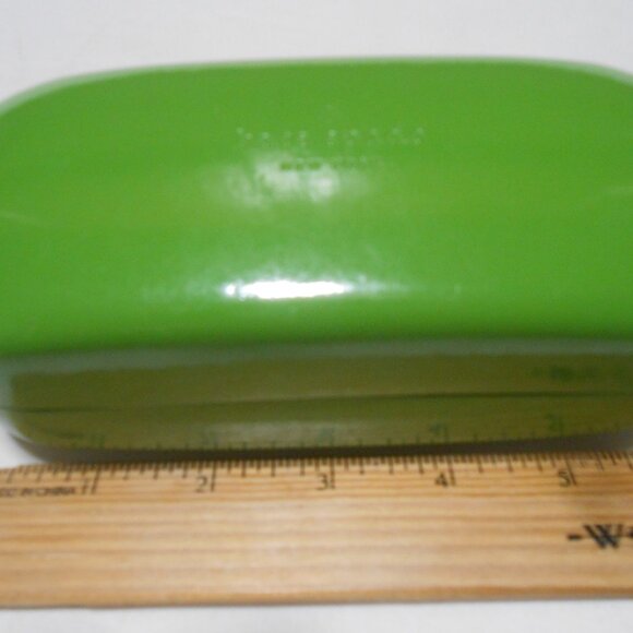 VINTAGE HARD SHELL KATE SPADE GREEN EYE GLASS CASE EUC 👩 - Picture 1 of 9